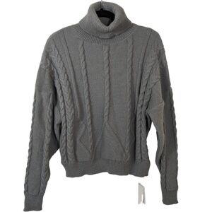 Commense Light Gray Turtleneck Sweater Size XS